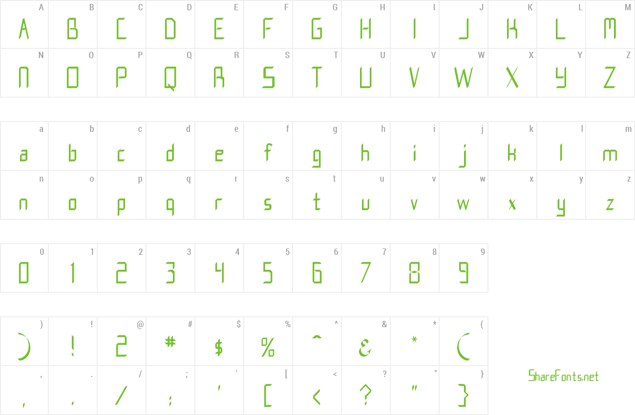 Font Nostra 2003 preview